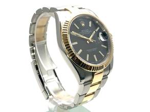 Thumbnail von Rolex Datejust 41 Edelstahl Gelbgold 126333 Schwarz Index </h1>