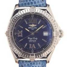 Thumbnail von Breitling Wings Lady Ladies Quartz Wristwatch Windrider Wings Lady Chronometre 100 M / 330 FT </h1>