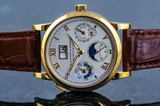 Thumbnail von A. Lange & Söhne Langematik Perpetual Calendar | 310.021 | in 18k Yellowgold | Full Set
