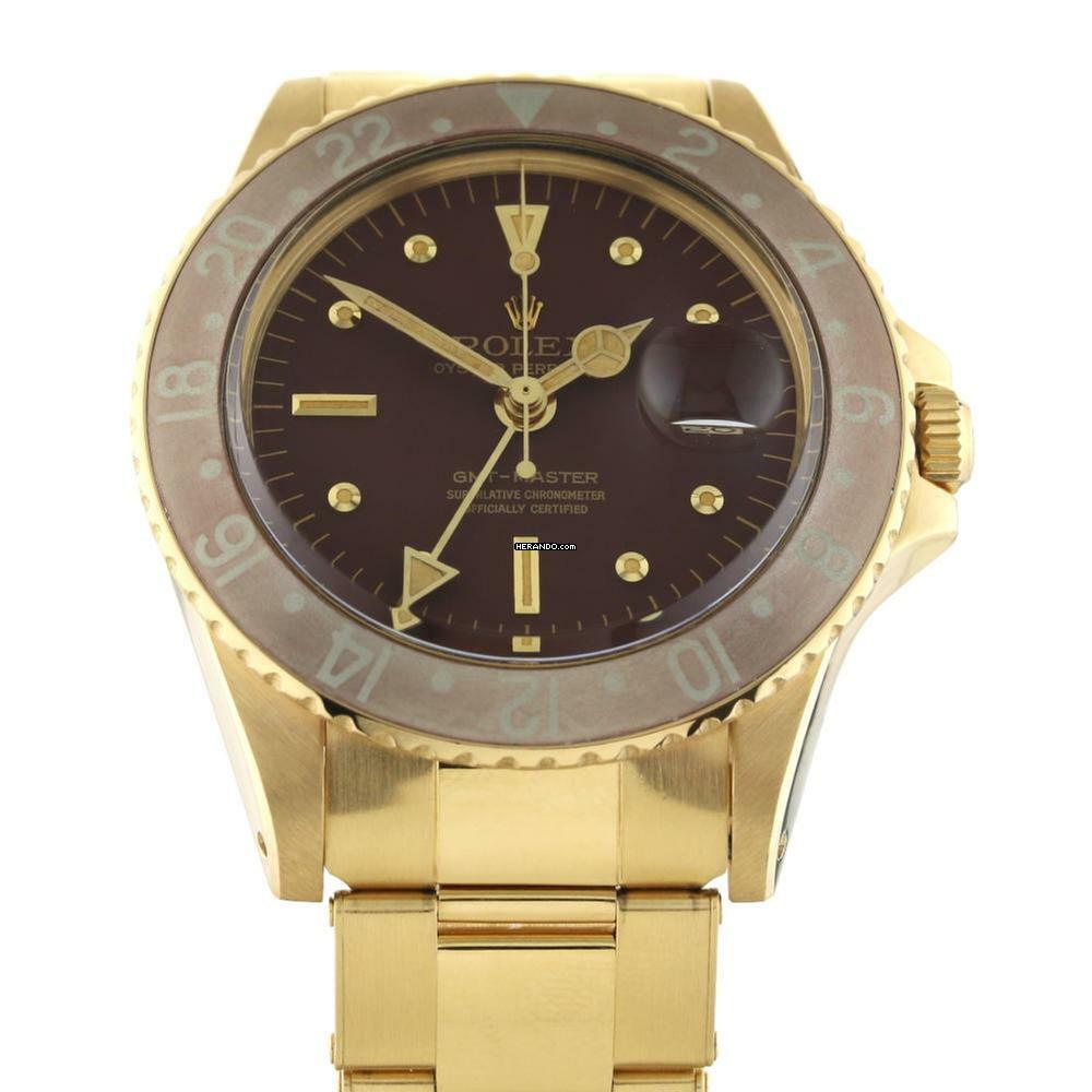 Rolex GMT-Master Tigerauge Vintage Plexi Nipple Dial Ref.1675 </h1>