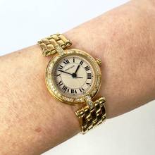 Thumbnail von Cartier Panthère VENDOME 24mm 18K Yellow Gold ~0.50TCW Diamond Watch </h1>