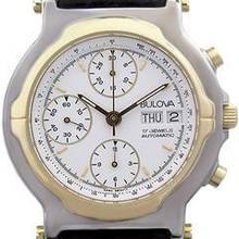 Thumbnail von Bulova Gents 2-tone Automatic Wristwatch Chronograph with Day and Date Feature </h1>