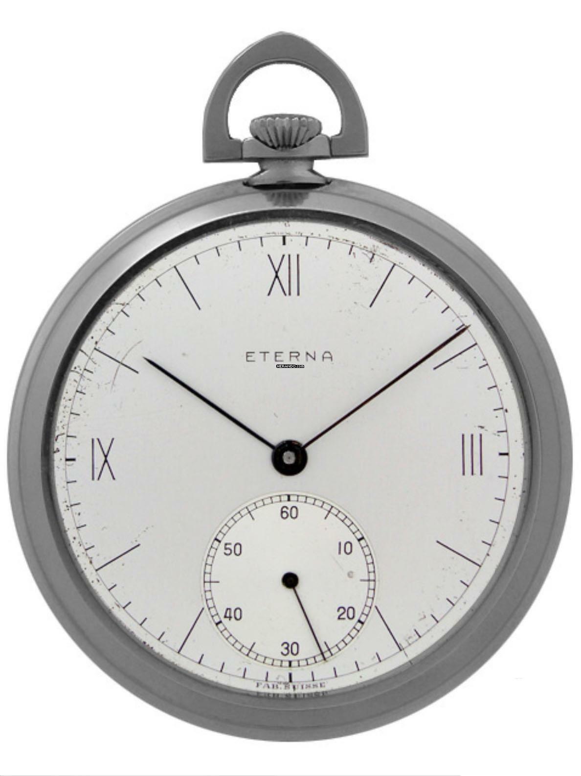 Eterna Mans Pocket Watch Art Deco </h1>