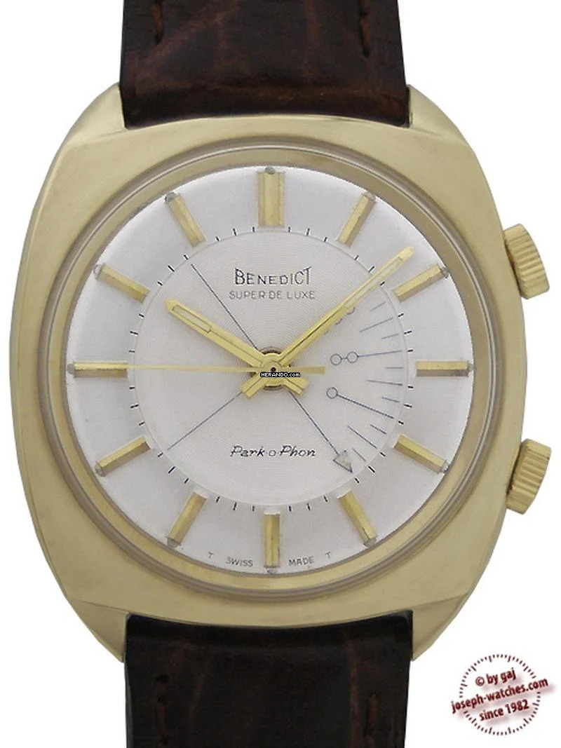 Benedict Gents Alarm Wristwatch Super de Luxe Park – o – Phon </h1>