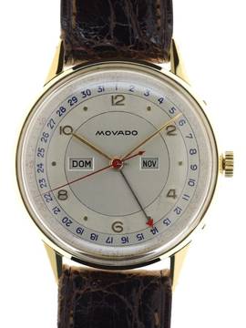  Movado Gents Calendar Wristwatch Triple Calendar </h1> 
