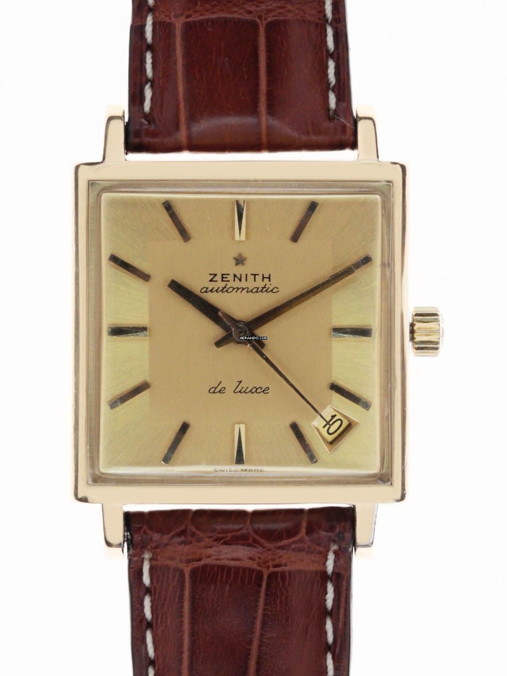 Zenith Gents Automatic Wristwatch De Luxe , from the Resipirator Line </h1>