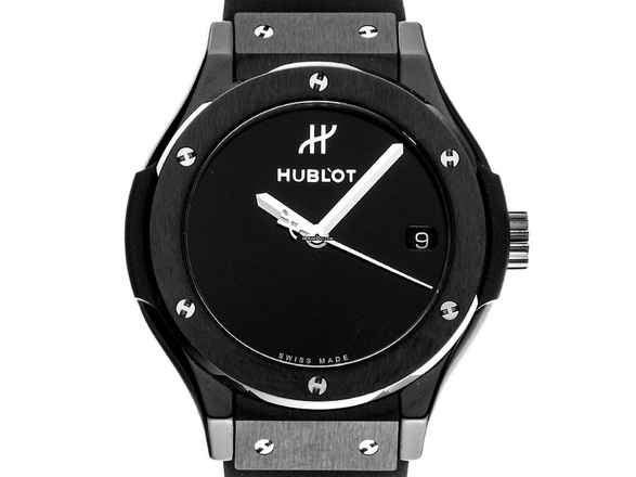  Hublot Classic Fusion Quartz Black Magic Ref.581.CX.1270.RX.MDM Full Set Ungetragen 