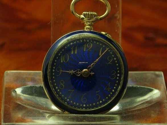  Maurice Ditisheim 14kt 585 Gold Open Face Taschenuhr Inkl. 14kt. Gold Brosche </h1> 