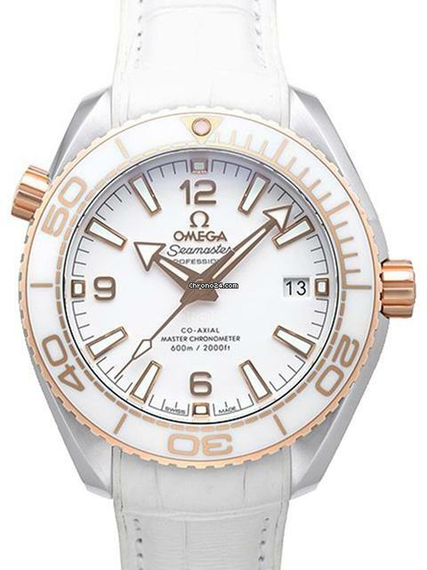 Omega Seamaster Planet Ocean Master Chronometer 39,5 Weiß Rotgold </h1>
