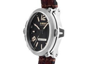 Thumbnail von U-Boat Capsule Stahl Automatik Armband Leder Limitiert 50mm Ref.8807 Box&Pap. Full Set Neu