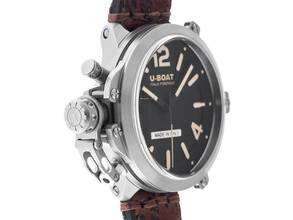 Thumbnail von U-Boat Capsule Stahl Automatik Armband Leder Limitiert 50mm Ref.8807 Box&Pap. Full Set Neu