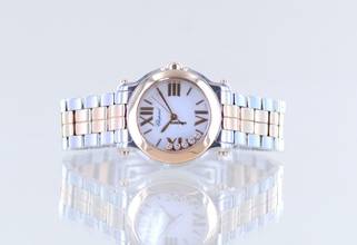 Thumbnail von Chopard Happy Sport Flying Diamonds Stahl Roségold Lady Luxus </h1>