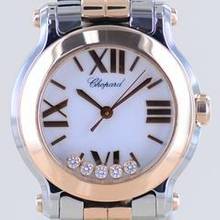 Thumbnail von Chopard Happy Sport Flying Diamonds Stahl Roségold Lady Luxus </h1>