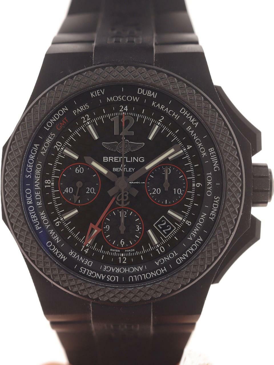 Breitling Bentley B04 GMT Gents Automatic limited Edition ( here # 073 / 250 ) Wristwatch Chronograph Bentley GMT B04 S Certified Chronometer Ref. NB 0434 E5 / NB0434E5/BE94 </h1>