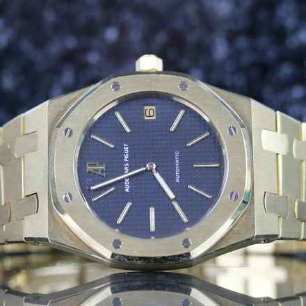  Audemars Piguet Royal Oak Jumbo 20th Anniversary - Yellow Gold - Black Dial - Full Revison - like New - 1993 