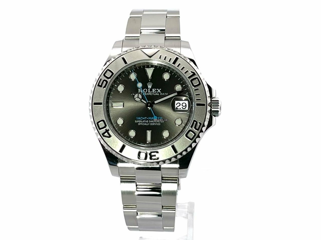 Rolex Yacht-Master 37 Edelstahl / Platin 37 Ref. 268622 Rhodium Dial </h1>