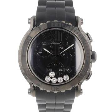  Chopard Happy Sport Floating Diamonds Chronograph Black Limited </h1> 