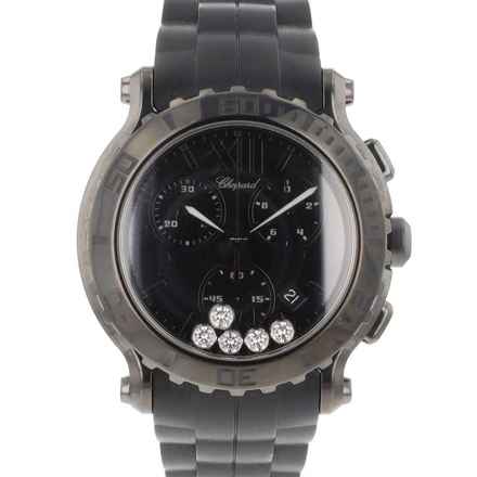  Chopard Happy Sport Floating Diamonds Chronograph Black Limited </h1> 