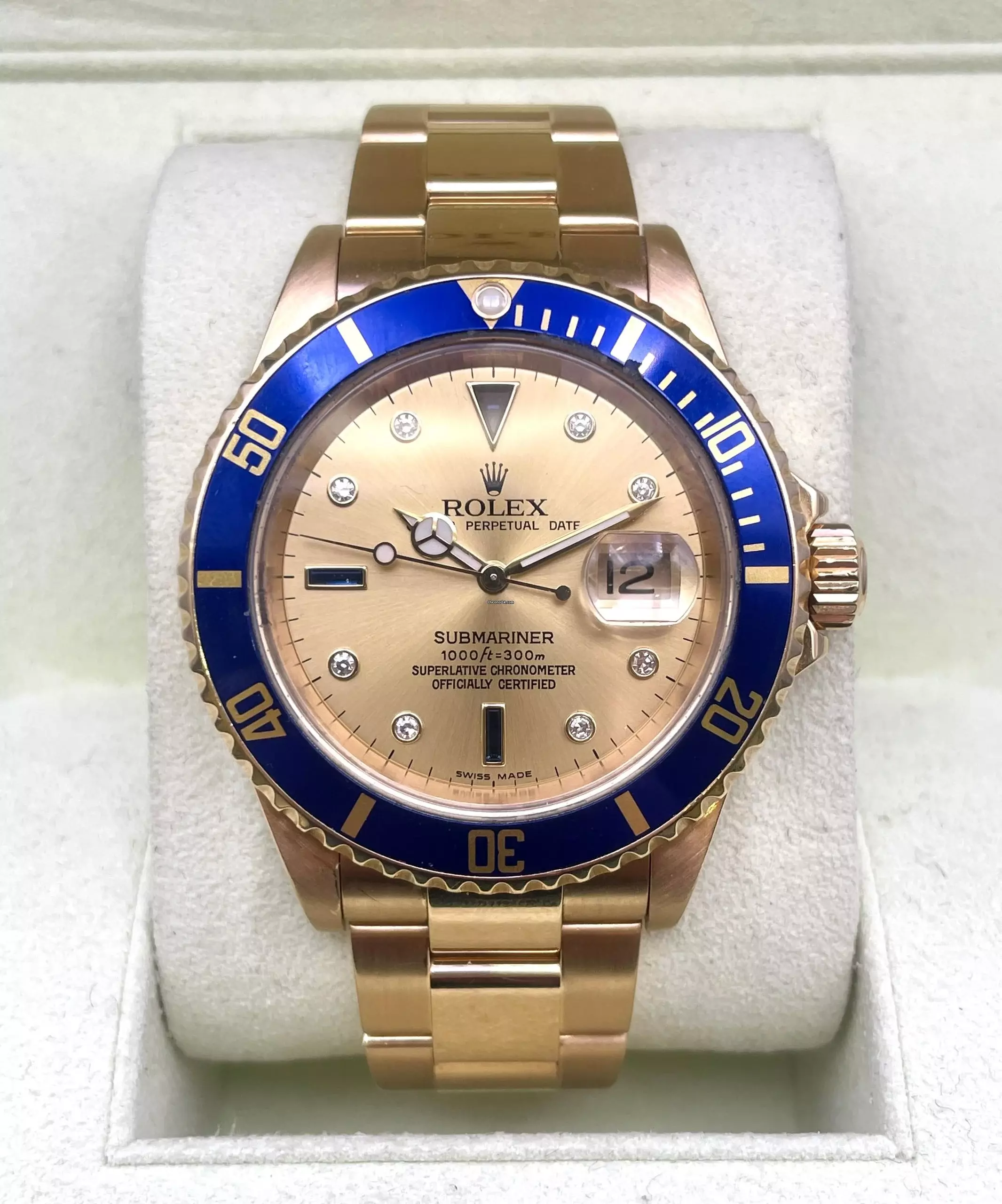 Rolex Submariner Date Orig. SULTAN DIAL PERFECT CONDITION 2-years warranty (NO HOLE) YEAR 2005 </h1>