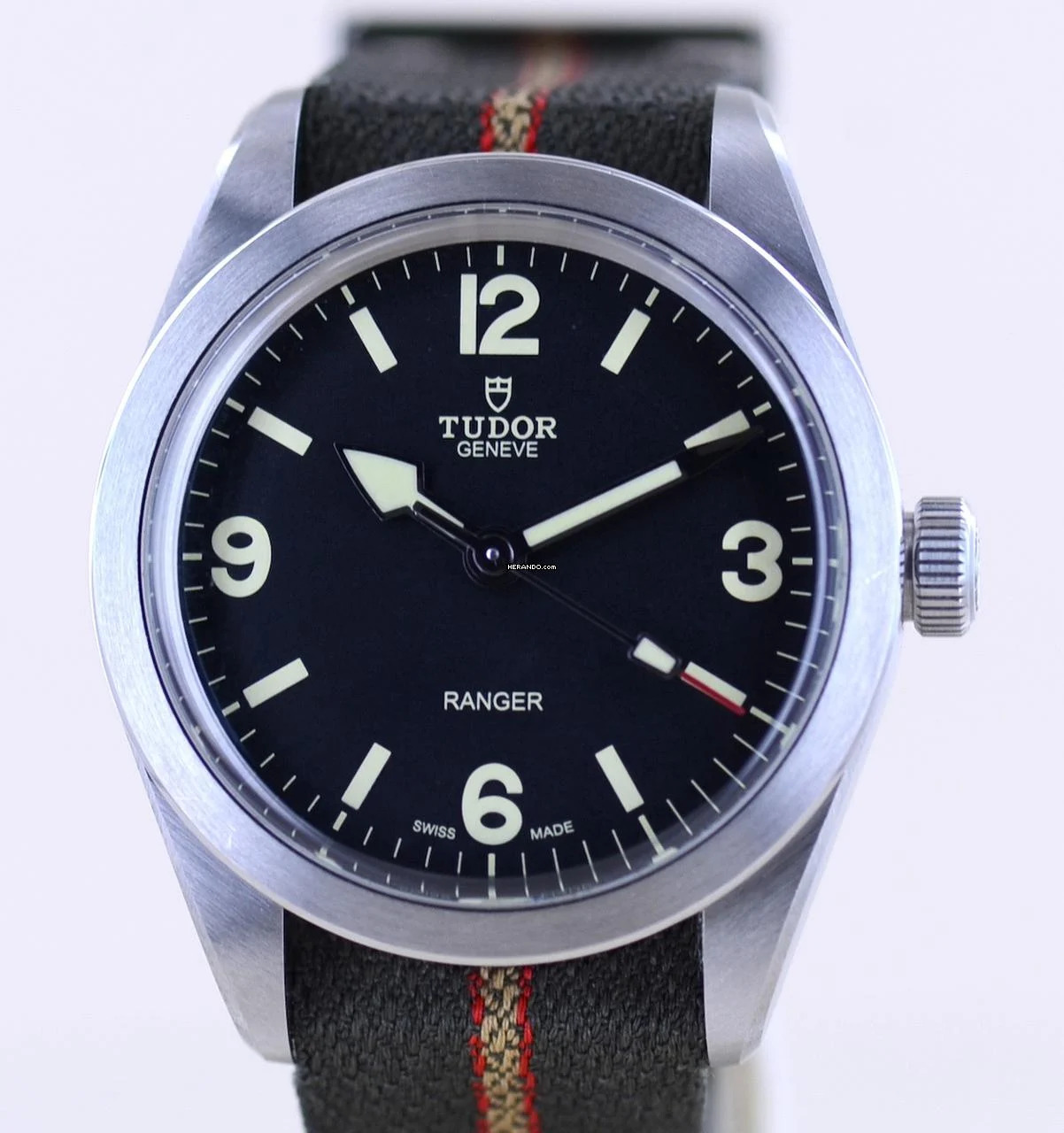 Tudor Prince Date Oyster Prince Ranger black Top No-Date Natoband Automatic B+P </h1>