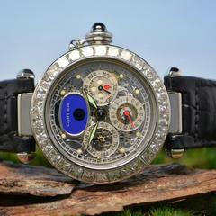 Cartier Pasha Perpetual Tourbillon Automatik 10ct Diamanten </h1>