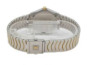 Thumbnail von Ebel Classic Wave Stahl-gold Quarz Damenuhr / Diamant Lünette / Ref 181930 </h1>