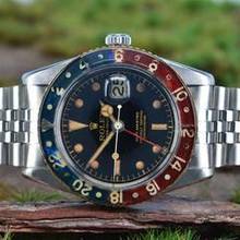 Thumbnail von Rolex GMT-Master Vintage GMT Master Pepsi Bakelite Radium von 1958 6542 </h1>