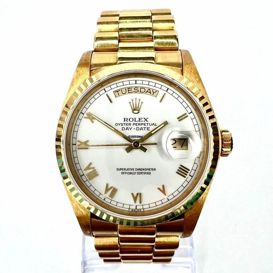 Rolex Day-Date 36 OYSTER PERPETUAL DAY-DATE Automatic 36mm 18K YG Watch </h1>