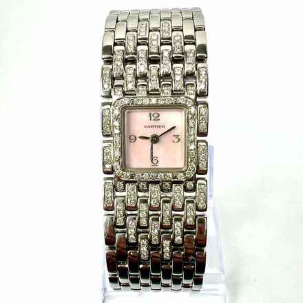  Cartier Panthère RUBAN Quartz Steel 1.32TCW DIAMOND Watch </h1> 