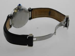 Thumbnail von Cartier Pasha Automatik 38 mm Herrenuhr mit Lederband im Top Zustand mit original Faltschließe </h1>
