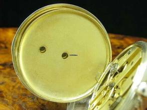 Thumbnail von John Wycherley 800 Silber Open Face Taschenuhr Schlüsselaufzug </h1>