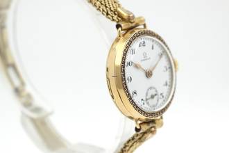 Thumbnail von Omega Ultra Rare Art Deco Model 18K Gold Caliber 23.7 ST1