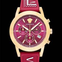 Thumbnail von Versace VELT01421 - Quartz Red Dial Stainless Steel Men's Watch </h1>