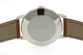 Thumbnail von Omega Automatic Jumbo Ref. 2481-1 18K Rose Gold Bezel Honeycomb Dial Tear Drop Lugs