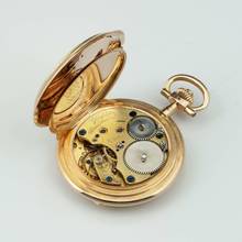 Thumbnail von Glashütter Uhrenfabrik Union Glashütte in Sachsen Louis XV Savonette 18k Gold exzellente Qualität sehr schöner Zustand 1910