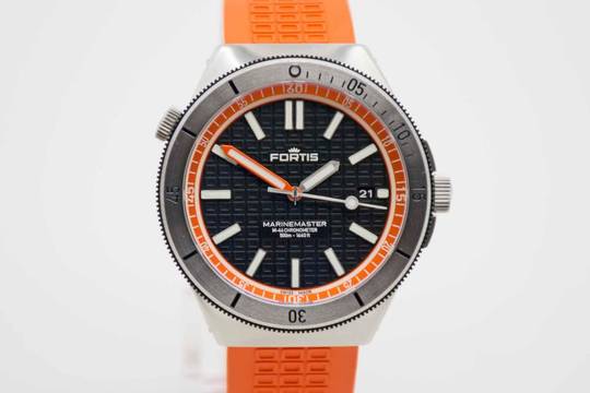  Fortis Marinemaster M-44 Amber Orange Chronometer </h1> 