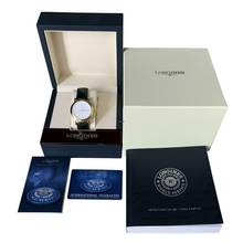 Thumbnail von Longines Chronograph Date Ernest Francillon yellow gold 18KT Full Set NEW 2004’s </h1>