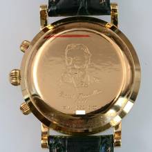 Thumbnail von Longines Chronograph Date Ernest Francillon yellow gold 18KT Full Set NEW 2004’s </h1>