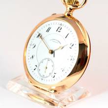 Thumbnail von A. Lange & Söhne Taschenuhr 1 A Ausführung Handaufzug 750/000 Rotgold 56 mm 1901 </h1>