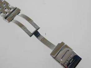 Thumbnail von Breitling Chrono Cockpit mit allen Papieren schwarzes Zifferblatt und Pilotband