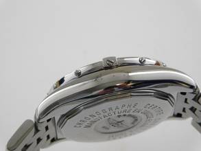 Thumbnail von Breitling Chrono Cockpit mit allen Papieren schwarzes Zifferblatt und Pilotband