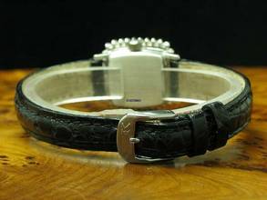 Thumbnail von Dugena Flair 14kt 585 Weißgold Handaufzug Damenuhr / Kaliber Dugena 2131 </h1>