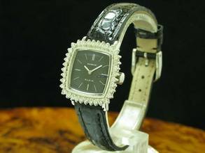 Thumbnail von Dugena Flair 14kt 585 Weißgold Handaufzug Damenuhr / Kaliber Dugena 2131 </h1>