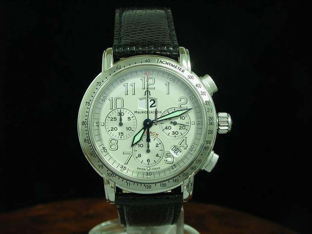 Maurice Lacroix Masterpiece Flyback Edelstahl Automatic Herrenuhr / Ref Mp 6178 </h1>