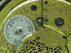 Thumbnail von James Lamb 925 Silber Open Face Spindeltaschenuhr Mit Schnecke & Kette </h1>