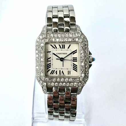  Cartier Panthère 27mm Steel 1.25TCW Diamond Watch NEW Model </h1> 