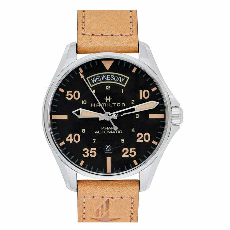 Hamilton Khaki Aviation H64645531 - Khaki Aviation Automatic Black Dial Stainless Steel Men's Watch </h1>