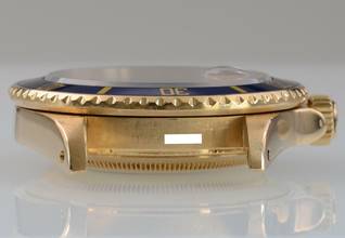 Thumbnail von Rolex Submariner Date 16618 blue tritium dial Full Set 1998’s </h1>