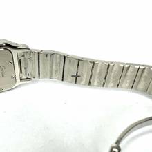 Thumbnail von Cartier Santos Galbée 29mm Quartz 2 Tone 0.85TCW Diamond Watch </h1>