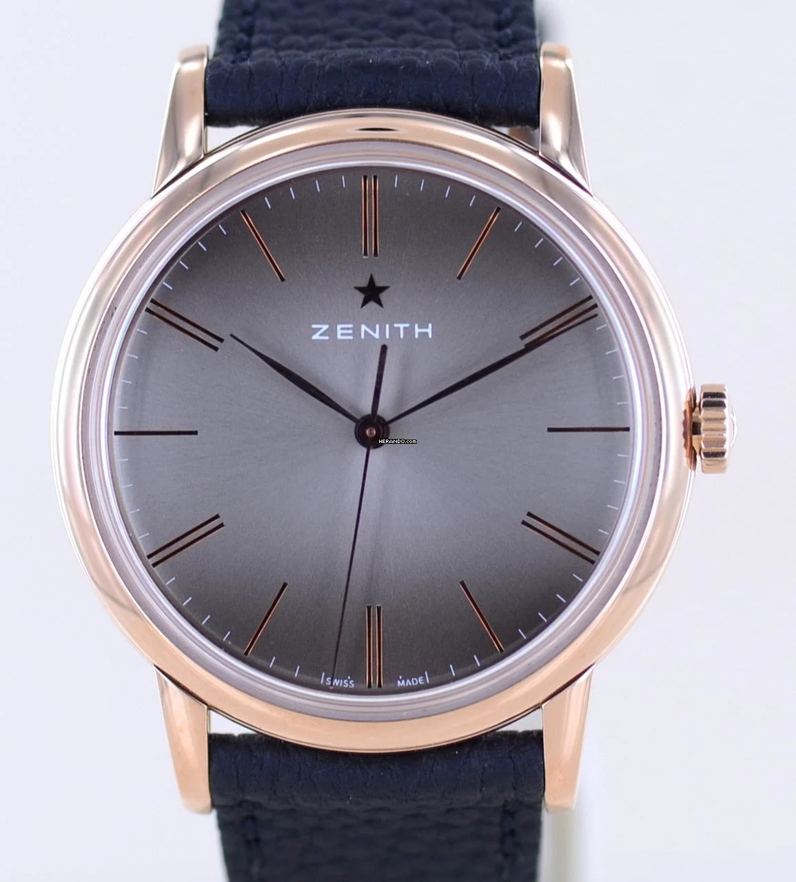 Zenith Elite Classic 18K Roségold Dresswatch 39mm Klassiker Automatic B+P </h1>